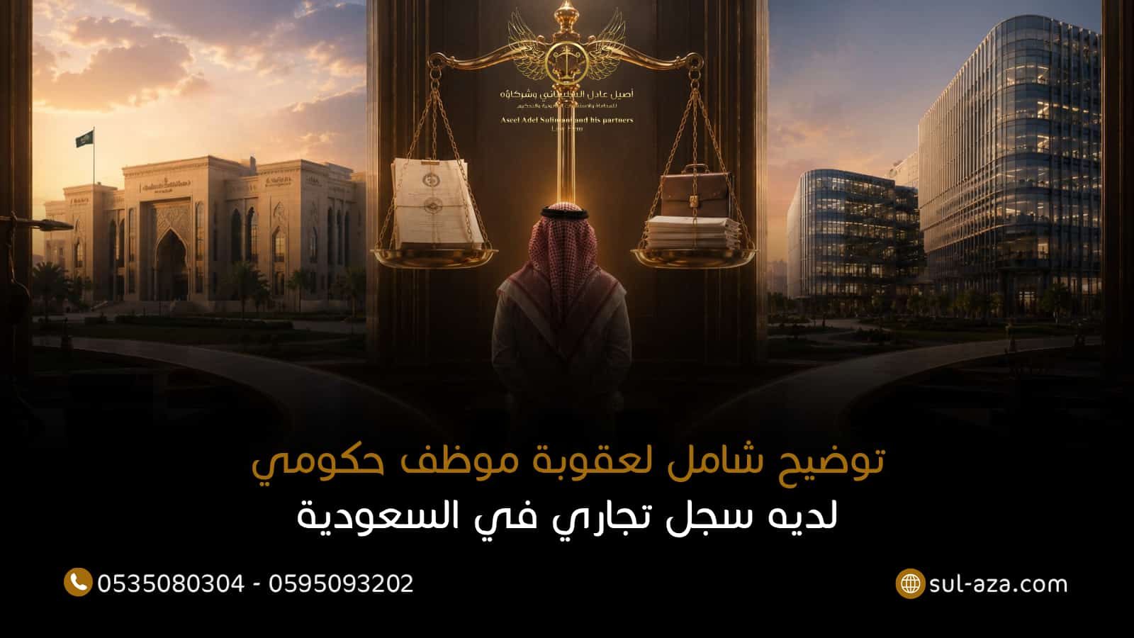 عقوبة موظف حكومي لديه سجل تجاري