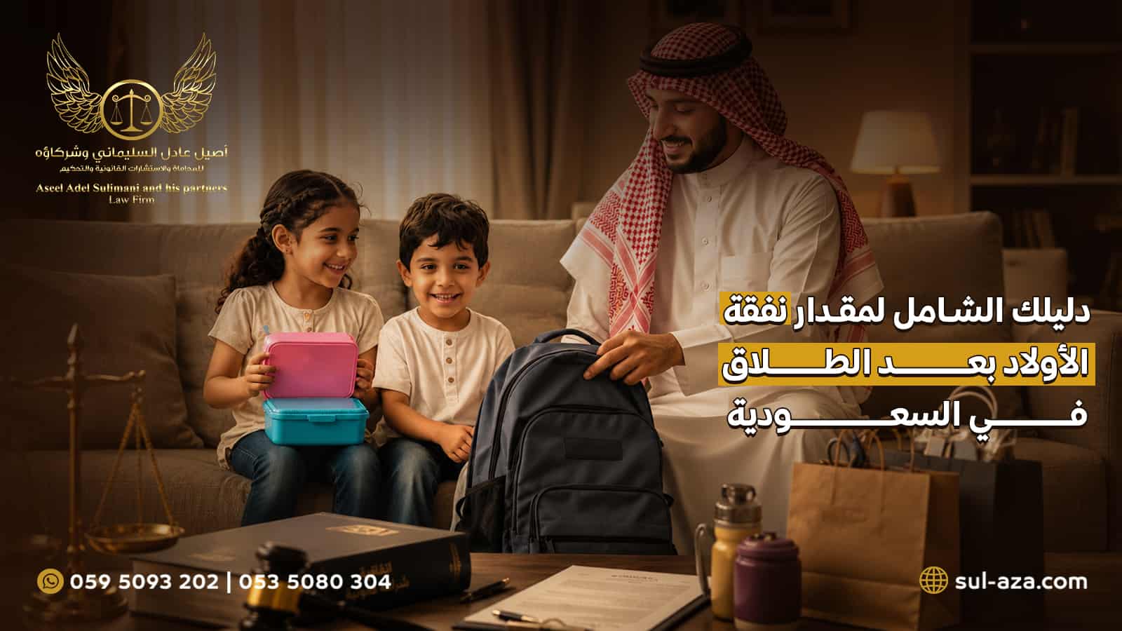 مقدار نفقة الأولاد بعد الطلاق في السعودية