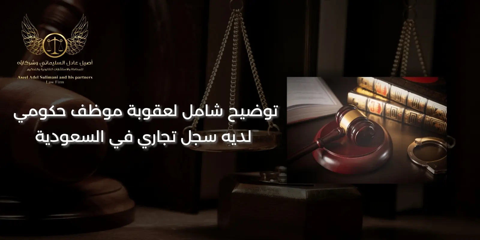 عقوبة موظف حكومي لديه سجل تجاري