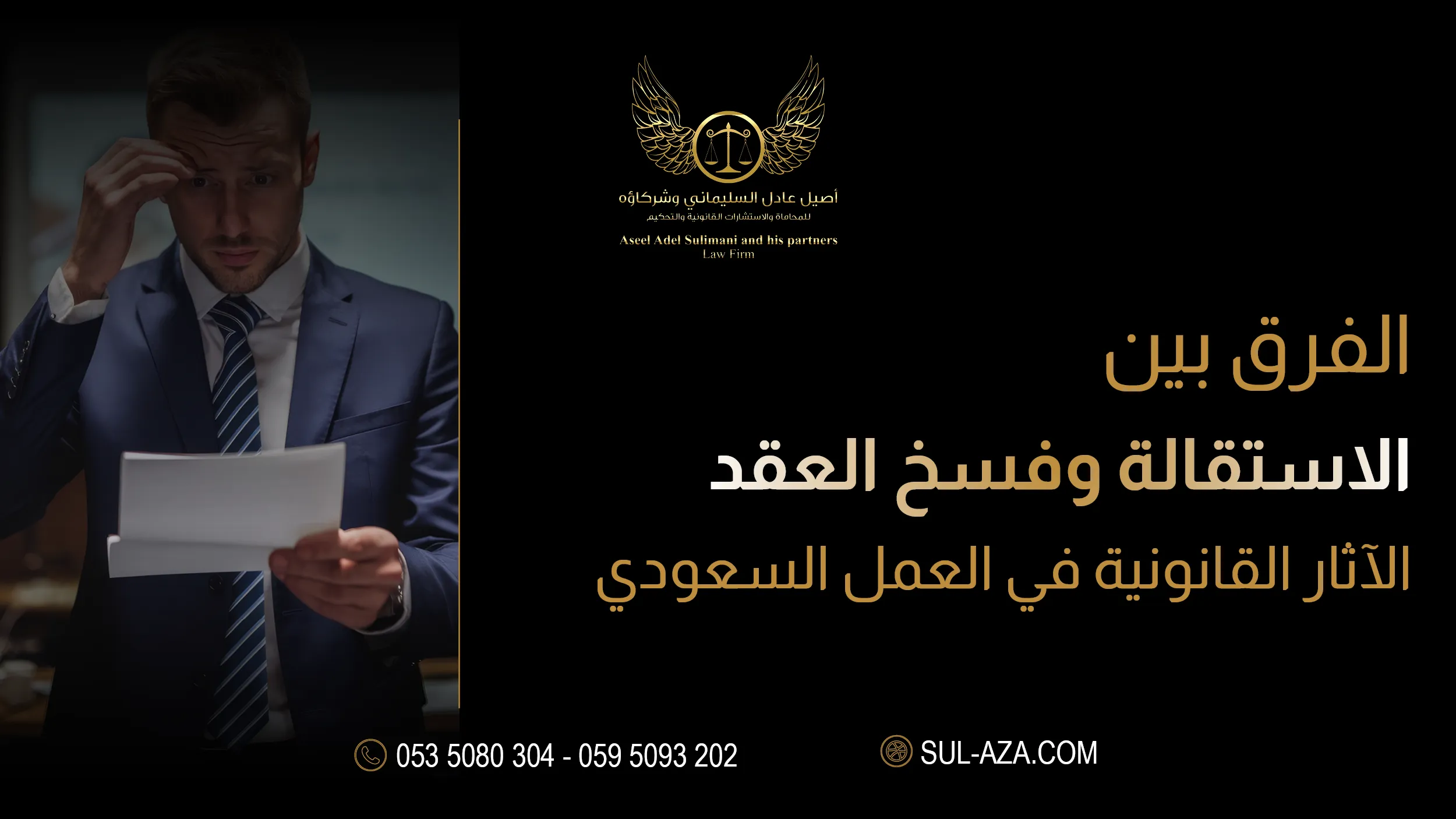 الفرق بين الاستقالة وفسخ العقد