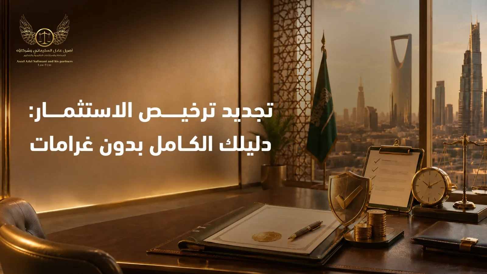 تجديد ترخيص الاستثمار