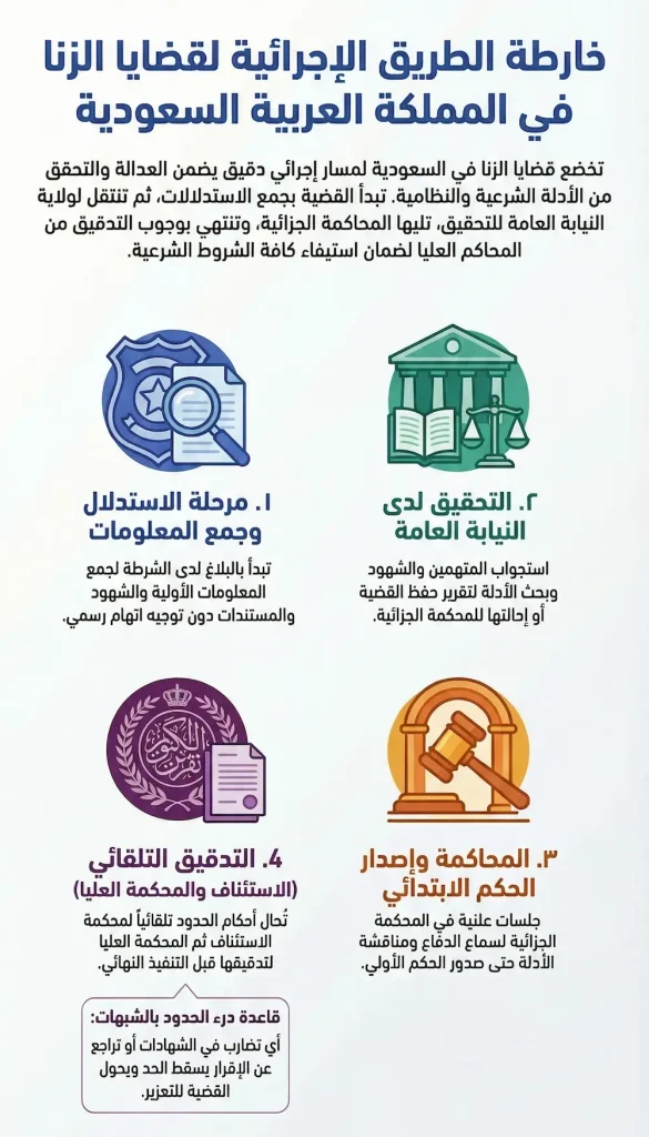 تعرف على كل ما يخص عقوبة الزنا في السعودية مع مكتب أصيل 2 مراحل القضية باختصار