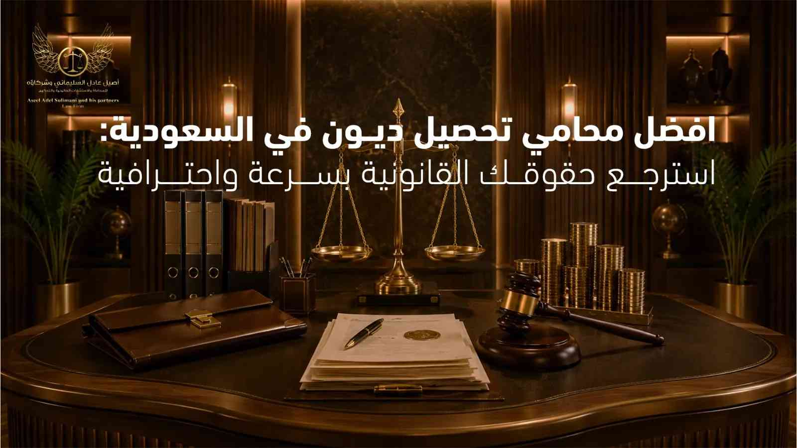 افضل محامي تحصيل ديون في السعودية: استرجع حقوقك القانونية بسرعة واحترافية 6 افضل محامي تحصيل ديون في السعودية