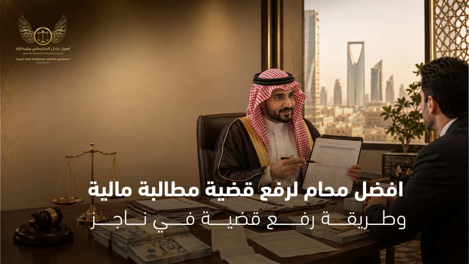 افضل محام لرفع قضية مطالبة مالية