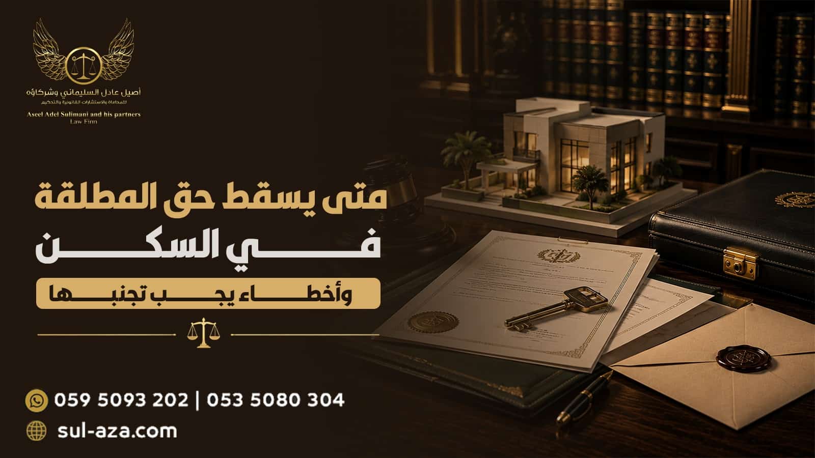 متى يسقط حق المطلقة في السكن