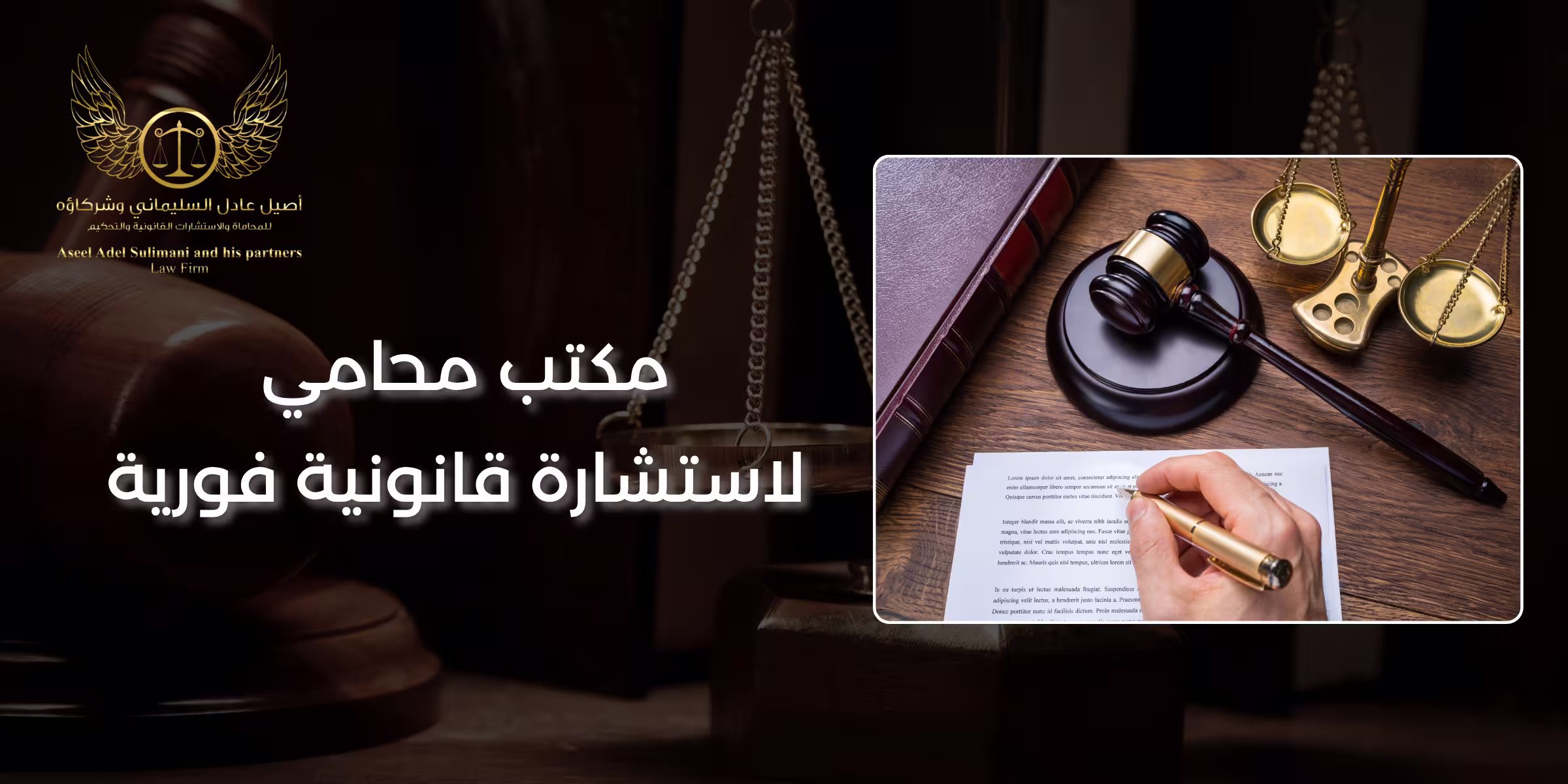 مكتب محامي لاستشارة قانونية فورية