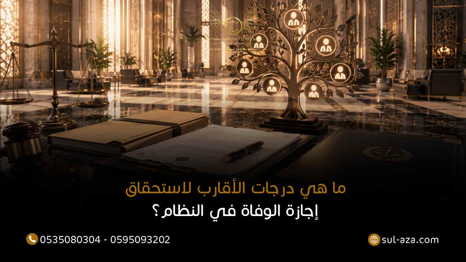 درجات الأقارب لاستحقاق إجازة الوفاة