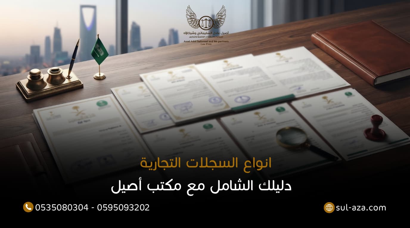 انواع السجلات التجارية