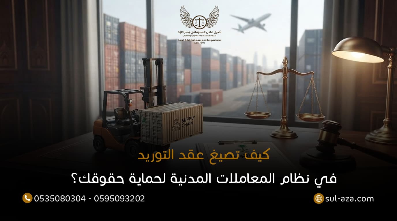 عقد التوريد في نظام المعاملات المدنية
