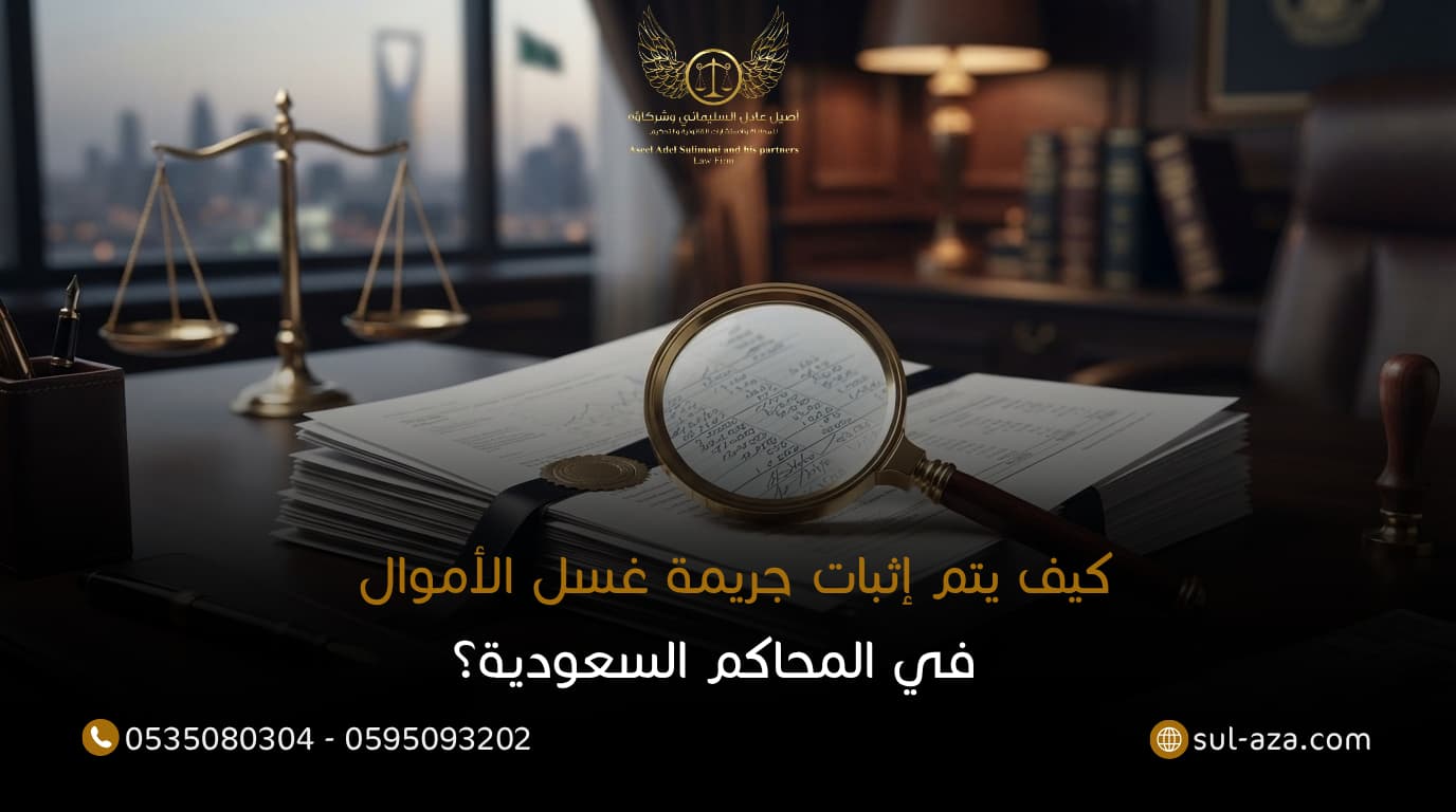 إثبات جريمة غسل الأموال